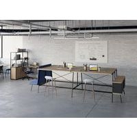 Table de réunion haute Alto profondeur 163 cm électrifiée - Buronomic - Image 4