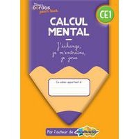 Cahiers Bordas pour tous - Calcul mental CE1 cahier élève - Image principale
