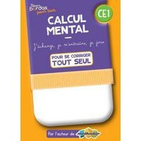 Cahiers Bordas pour tous - Calcul mental CE1 cahier corrigé - Image principale