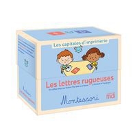 Les lettres rugueuses Montessori Les capitales d'imprimerie - Image principale