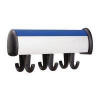 Portemanteau mural Allure - Modèle 8A - Nbr patère : 6 - Bleu - Image principale