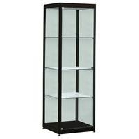 Vitrine Square Lxhxp: 100 x 190 x 60 cm socle Noir - Image principale
