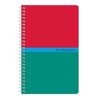 CONQUERANT Carnet 11x17cm Petits Carreaux 5mm 180 Pages Reliure Intégrale Couverture Carte Recyclée Coloris As - Image 5