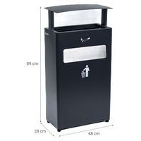 Cendrier-poubelle Manutan - Manutan Expert - Image 8