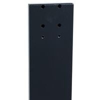 Poteau et base pour cendrier mural 3 L gris - Image 5