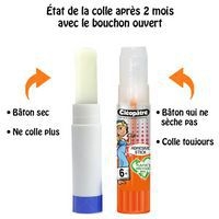 Bâton colle transparente 21 g Cléostik - Image 5