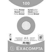 Fiche film bristol quadrillé 5x5 148x210mm blanc non perforé. - Image 2