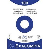 Fiche film bristol uni 210x297mm blanc non perforé. - Image principale