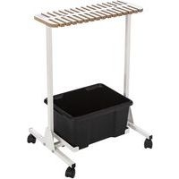 Chariot range raquettes de badminton et de tennis de table avec bac - Image principale