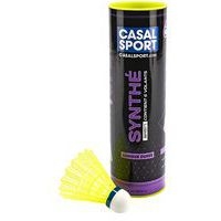 Volant de badminton synthé Casal Sport jaune - Image principale