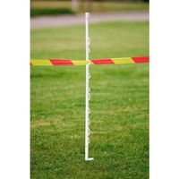 Lot de 10 Piquets plastique standard 138 cm blanc 12 illets par 10 - Image 4