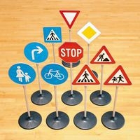 Lot de 10 panneaux de signalisation - Image principale