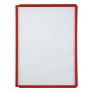 Lot de 5 pochettes de visualisation Sherpa & Vario - A4 - Rouge - Image principale