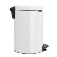 Poubelle à pédale NewIcon 12L blanche Brabantia - Image 2
