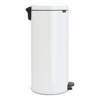 Poubelle à pédale NewIcon 30L blanche avec liner métal - Image 2