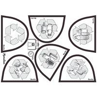 Poubelle plastique agroaliment 30 L jaune - Image 2