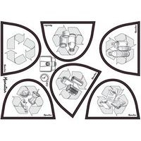 Poubelle plastique agroalimentaire 70 L rouge - Image 2