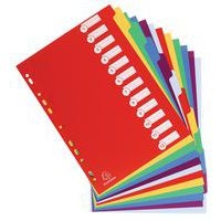 Intercalaires touches neutres Exacompta - Polypropylène - Coloris assortis - A4 - Image 6