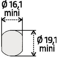 Moraillon porte-cadenas pour vestiaire monobloc multicases - Image 3