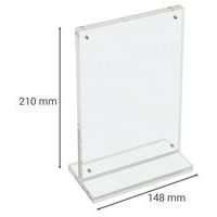 Cadre photo ou affichette magnétique en forme T A5 - Manutan - Image 3