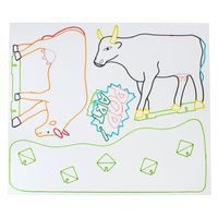 Lot de 5 sculptures carton - vaches - Image 5