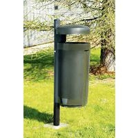 Poubelle extérieure Prima Linea 50 L Brun sienne - Image 3