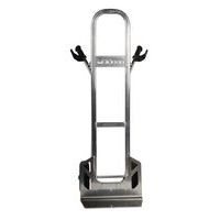 Diable aluminium - Roues pneumatiques - Capacité 350 Kg - Image 2