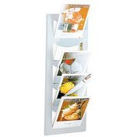 Présentoir mural Nova X - 5 cases - Pour format :A4-Argent - Image 2