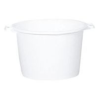 Baquet rond polypropylène blanc Plastorex - Image 2