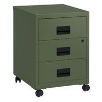 Caisson mobile métal 3 tiroirs Kaki - Image principale