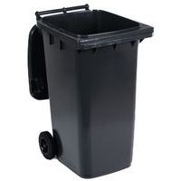 Conteneur mobile tri des déchets - 240 L - Gris - Manutan - Image 7