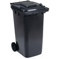 Conteneur mobile tri des déchets - 240 L - Gris - Manutan - Image principale