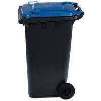 Conteneur mobile tri des déchets - 240 L - Bleu - Manutan - Image 2