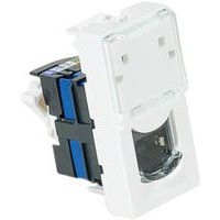 Plastron mosaic 22,5X45 1 port RJ45 cat 6 stp - Image principale
