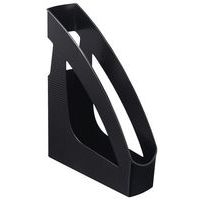 Porte-revues recyclé L:7.5 cmxH:31.1 cm-Noir (lot de 10) - Image principale