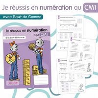 Je Réussis En Numération Avec Bout De Gomme - Cm1 - Image principale