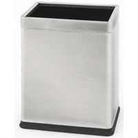Corbeille à double paroi rectangulaire inox 10L - Image principale