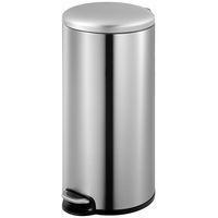 Poubelle à pédale Maggey 30L inox mat - Image principale