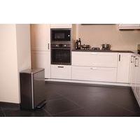 Poubelle à pédale E-Cube rectangulaire - 50 L, Matériau : Inox - Image 5