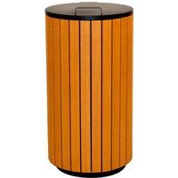 Poubelle d'extérieur 90 L Look Bois - Image 2