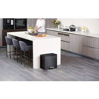 Poubelle à pédale Essential Recycler Step Bin 9+9+9 L Noir - Image 6