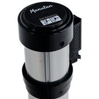 Poteau noir à sangle - 2 m - Aluminium - Manutan Expert - Image 5