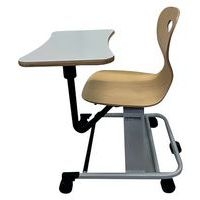 Chaise Mahia2 coque bois avec tablette - Manutan Expert - Image 2