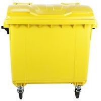 Conteneur à déchet - 1100 L Jaune - Image 2