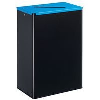Poubelle de tri papier 60 L Gris / Bleu - Image principale