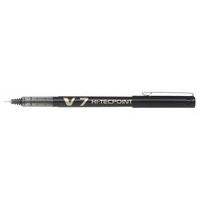 Stylo Roller Hi-Tecpoint V7 Pilot pointe aiguille 0.7 mm - noir - Image principale