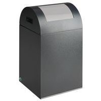Poubelle tri anti-feu - 43 L - Antique trappe anthracite - Image principale