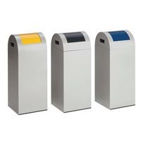 Poubelle tri sélectif anti-feu - 60 L - Avec trappe - Image 2