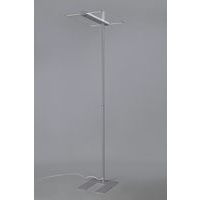 Lampadaire orius glasslight kos led cellule socle gris - Image principale