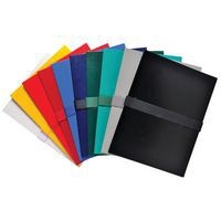 Chemise extensible balacron sans rabat sangle 24x32cm marine (lot de 10) - Image principale